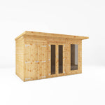 12 x 6 Maine Pent Summerhouse + Side Shed - Rogey