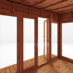 12 x 8 Premium Garden Room Summerhouse With Side Shed - Rogey