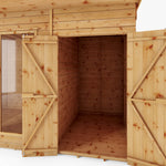 14 x 6 Maine Pent Summerhouse + Side Shed - Rogey
