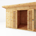 14 x 6 Maine Pent Summerhouse + Side Shed - Rogey