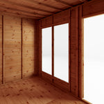 14 x 6 Maine Pent Summerhouse + Side Shed - Rogey