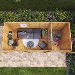 14 x 6 Maine Pent Summerhouse + Side Shed - Rogey