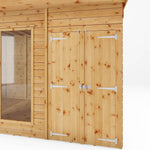 14 x 6 Maine Pent Summerhouse + Side Shed - Rogey