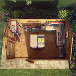 15 x 10 Premium Shiplap Reverse Apex Workshop - Rogey