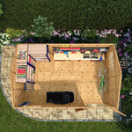 16 x 10 Premium Shiplap Reverse Apex Workshop - Rogey