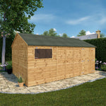 16 x 10 Premium Shiplap Reverse Apex Workshop - Rogey