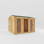 3.5m x 3m Reverse Apex Log Cabin - 19mm - Rogey