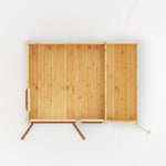 4.1m x 3m Home Office Elite - 44mm (UPVC Windows & Door) - Oak - Rogey