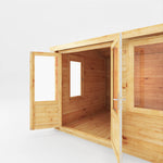 4.1m x 3m Home Office Elite With Side Shed - 34mm - Rogey