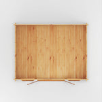 4.5m x 3.5m Home Office Studio - 44mm (UPVC Windows & Door) - Oak - Rogey