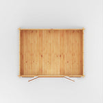 4m x 3m Home Office Studio - 44mm (UPVC Windows & Door) - Oak - Rogey