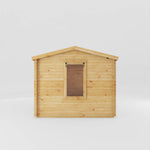 4m x 3m Reverse Apex Log Cabin - 19mm - Rogey