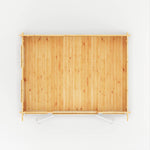 4m x 3m Studio Pent Log Cabin - 44mm (UPVC Windows & Door) - White - Rogey