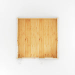 4m x 4m Home Office Elite - 44mm (UPVC Windows & Door) - White - Rogey