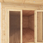 4m x 4m(D) Insulated Garden Room with Side Shed - Rogey