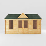 5.3m x 4m Clock Tower Log Cabin - 44mm - Rogey