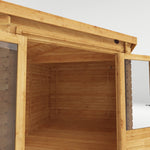 5m x 3m Corner Lodge Log Cabin - 34mm - Rogey