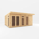 5m x 4m(D) Insulated Garden Room with Side Shed - Rogey
