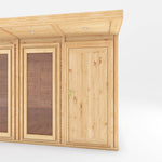 6m x 3m(D) Insulated Garden Room with Side Shed - Rogey