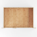 6m x 4m(D) Insulated Garden Room with Side Shed - Rogey