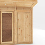 6m x 4m(D) Insulated Garden Room with Side Shed - Rogey