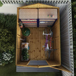 8 x 6 Shiplap Security Apex - Rogey