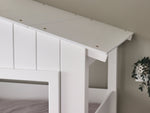 Acorn Treehouse Midsleeper & Storage Unit - White - Rogey