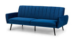 Afina Sofabed - Blue Velvet - Rogey