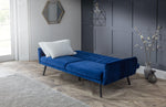 Afina Sofabed - Blue Velvet - Rogey