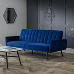 Afina Sofabed - Blue Velvet - Rogey