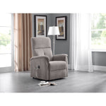Ava Rise And Recline Chair Taupe Fabric - Rogey
