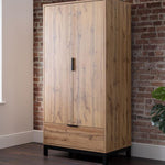 Bali 2 Door 1 Drawer Wardrobe - Light Oak - Rogey