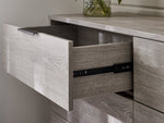 Bali 6 Drawer Wide Chest - Grey Oak - Rogey
