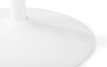 Blanco Round White Pedestal Table - Rogey