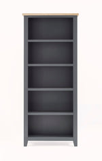 Bordeaux Tall Bookcase Dark Grey - Rogey