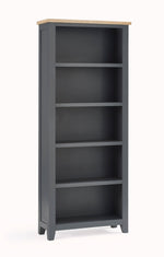 Bordeaux Tall Bookcase Dark Grey - Rogey