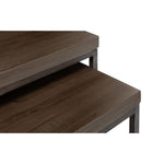 Brooklyn Nesting Coffee Tables - Dark Oak - Rogey