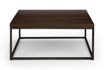 Brooklyn Square Coffee Table - Dark Oak - Rogey