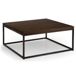Brooklyn Square Coffee Table - Dark Oak - Rogey
