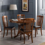 Canterbury Round To Oval Extending Table - Mahogany - Rogey