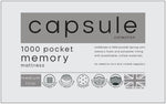 Capsule Memory Pocket 1000 135cm Double Mattress - Rogey