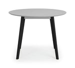 Casa Round Dining Table - Grey/Black - Rogey