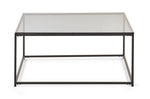 Chicago Square Coffee Table Smoked Glass - Rogey