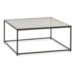 Chicago Square Coffee Table Smoked Glass - Rogey