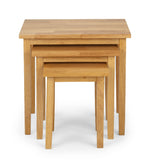 Cleo Nest Of Tables - Natural Oak Finish - Rogey