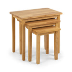 Cleo Nest Of Tables - Natural Oak Finish - Rogey