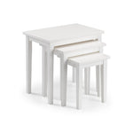 Cleo Nest Of Tables - Pure White Finish - Rogey