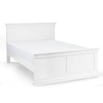 Clermont 150Cm King Bed - Surf White - Rogey
