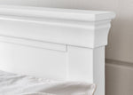 Clermont 150Cm King Bed - Surf White - Rogey