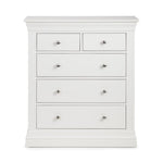 Clermont 3+2 Drawer Chest - Surf White - Rogey